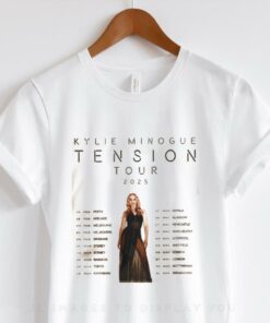 Kylie Minogue Tension Tour 2025 Hoodie T Shirt