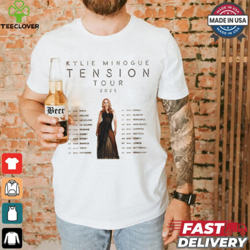 Kylie Minogue Tension Tour 2025 Hoodie T Shirt