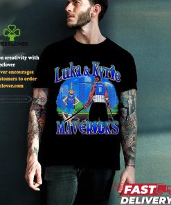 Kyrie Irving and Luka Doncic Dallas Mavericks X Luffy And Zoro One Piece Shirt