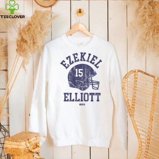 Ezekiel Elliott New England Helmet Font Shirt