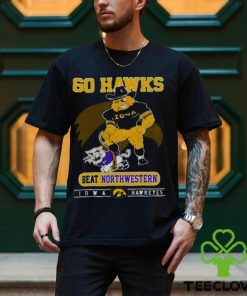 Iowa Hawkeyes Go Hawks Beat Northwestern Football T Shirt