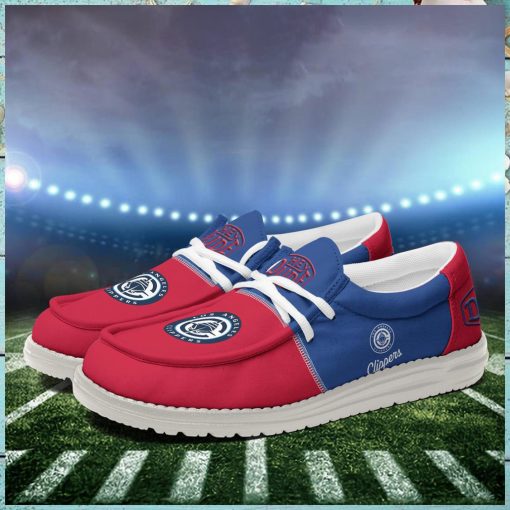 LA Clippers 2024 Personalized Hey Dude Shoes