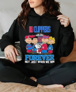 LA Clippers X Peanuts Characters Forever Not Just When We Win Shirt