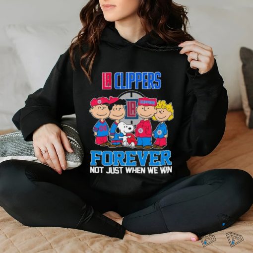 LA Clippers X Peanuts Characters Forever Not Just When We Win Shirt