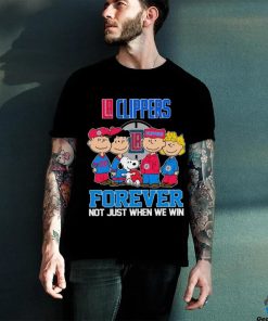 LA Clippers X Peanuts Characters Forever Not Just When We Win Shirt