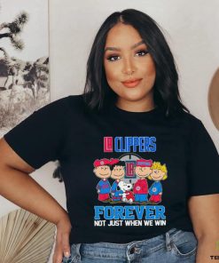 LA Clippers X Peanuts Characters Forever Not Just When We Win Shirt