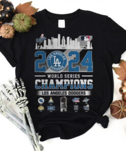 LA Dodgers 8 Time World Series Champs 2024 Commemorative Shirt