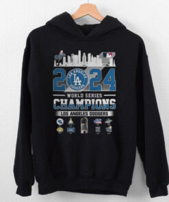 LA Dodgers 8 Time World Series Champs 2024 Commemorative Shirt