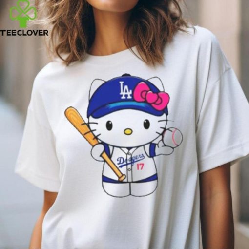 LA Dodgers Hello Kitty MLB Team Shirt