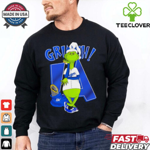 LA Dodgers Mamba Grinch Santa trophy shirt