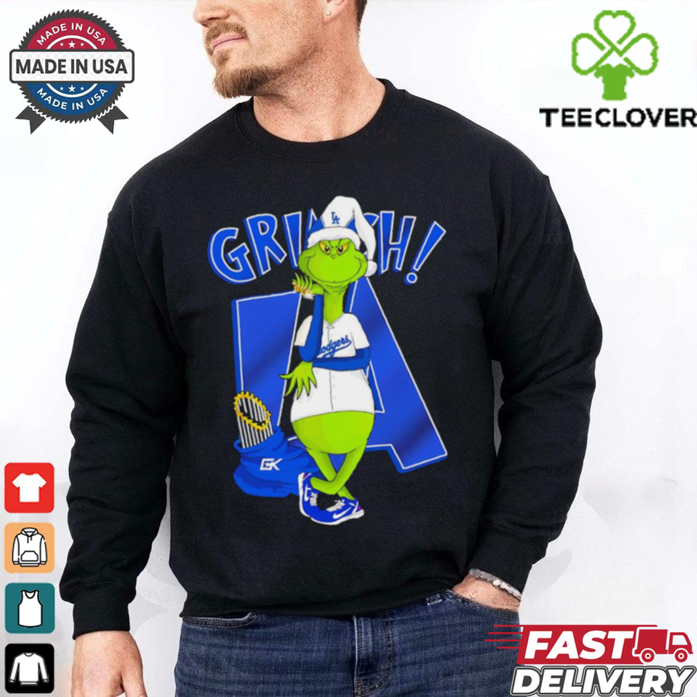 LA Dodgers Mamba Grinch Santa trophy shirt LA Dodgers Mamba Grinch Santa trophy shirt