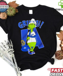 LA Dodgers Mamba Grinch Santa trophy shirt