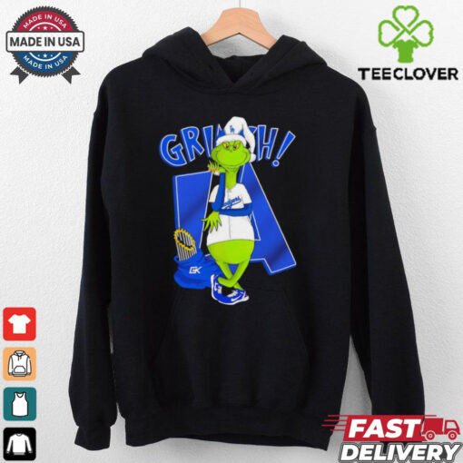 LA Dodgers Mamba Grinch Santa trophy shirt