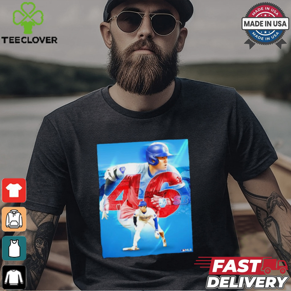 LA Dodgers Shohei Ohtani 46 SB graphic shirt LA Dodgers Shohei Ohtani 46 SB graphic shirt