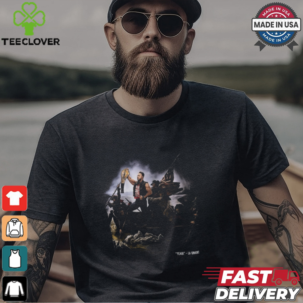 LA Knight Crossing The Delaware T Shirt LA Knight Crossing The Delaware T Shirt