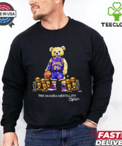 LA Lakers James bear the mamba mentality signature hoodie, sweater, longsleeve, shirt v-neck, t-shirt