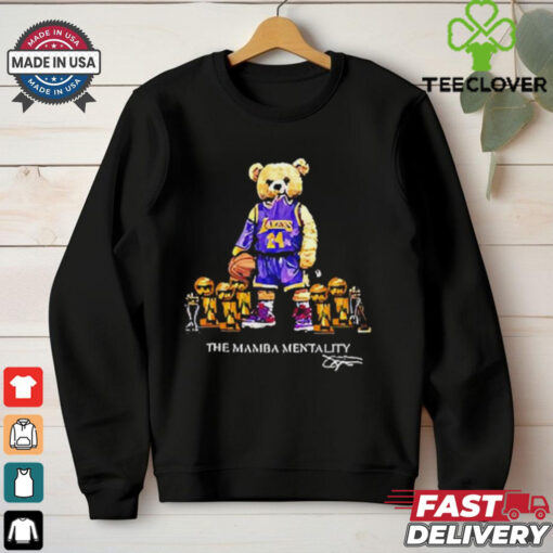 LA Lakers James bear the mamba mentality signature hoodie, sweater, longsleeve, shirt v-neck, t-shirt