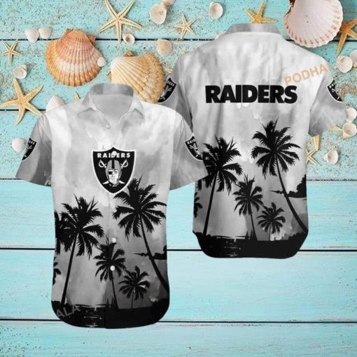 LAS VEGAS RAIDERS NFL HAWAIIAN SHIRT