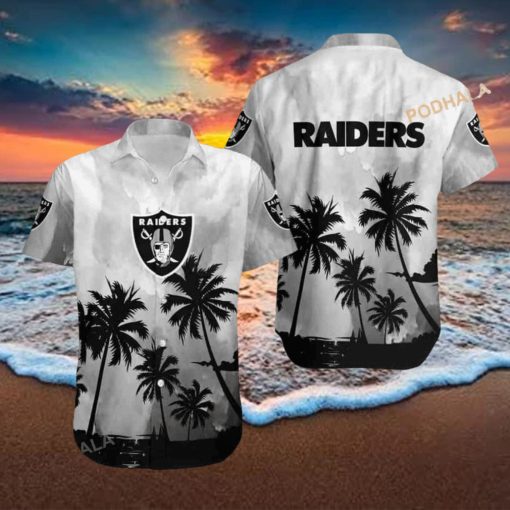 LAS VEGAS RAIDERS NFL HAWAIIAN SHIRT