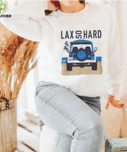 LAX SO HARD Adult Beach Jeep Lacrosse T Shirt