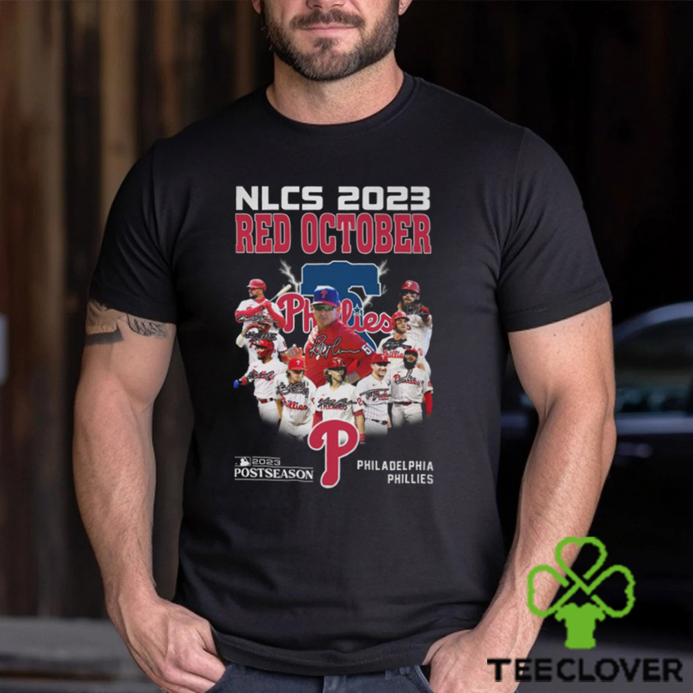 NLCS 2023 Red October 2023 Postseason Philadelphia Phillies T Shirt -  Limotees