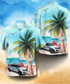 Sanibel Lee County Florida Sanibel Police Department Ford Police Interceptor Utility Hawaiian Shirt