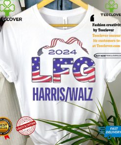 LFG Kamala Harris Walz 2024 President America Flag T shirt