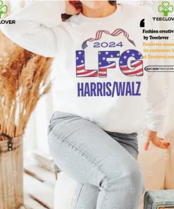 LFG Kamala Harris Walz 2024 President America Flag T shirt