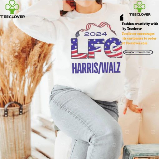 LFG Kamala Harris Walz 2024 President America Flag T shirt