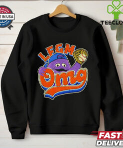 LFGM OMG Grimace New York Mets retro shirt