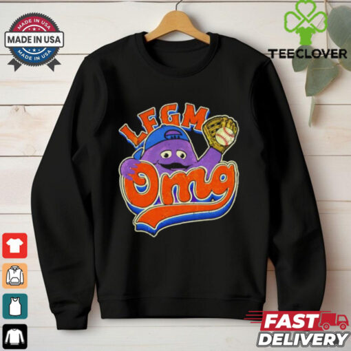 LFGM OMG Grimace New York Mets retro hoodie, sweater, longsleeve, shirt v-neck, t-shirt