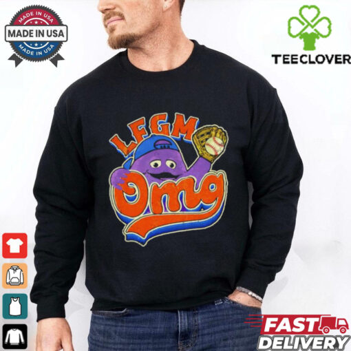 LFGM OMG Grimace New York Mets retro hoodie, sweater, longsleeve, shirt v-neck, t-shirt