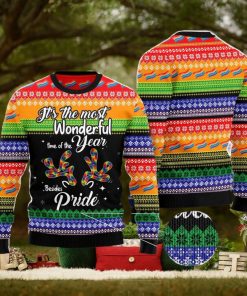 LGBT Beside Pride All Over Printed 3D Ugly Christmas Sweater Christmas Gift For Men And Women