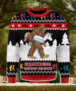 LGBT Bigfoot Ugly Christmas Sweater Xmas Gift Men And Women Christmas Sweater