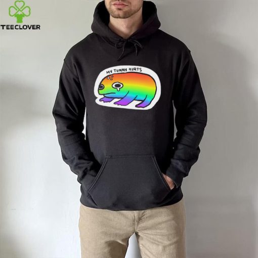 LGBT Frog my Tummy hurts art hoodie, sweater, longsleeve, shirt v-neck, t-shirt