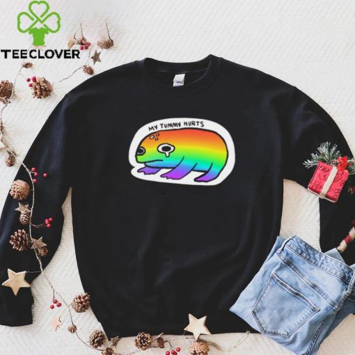 LGBT Frog my Tummy hurts art hoodie, sweater, longsleeve, shirt v-neck, t-shirt