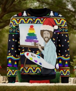 LGBT Painting Ugly Christmas Sweater Xmas Gift Men And Women Christmas Sweater