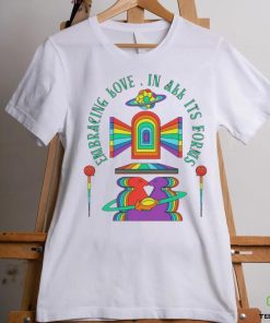 LGBT Pride Embracing Love in all it’s forms art shirt 2 LGBT Pride Embracing Love in all it’s forms art shirt