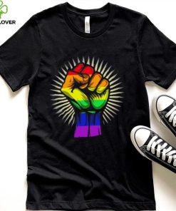LGBT Pride hand fight shirt