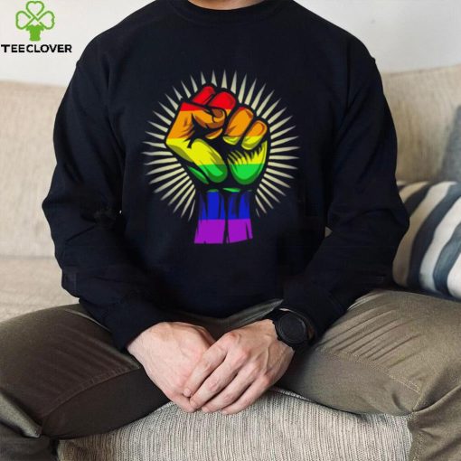 LGBT Pride hand fight shirt