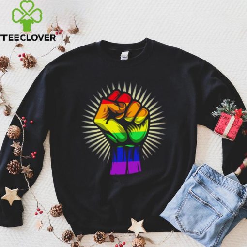 LGBT Pride hand fight shirt