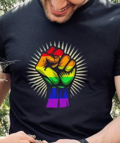 LGBT Pride hand fight shirt
