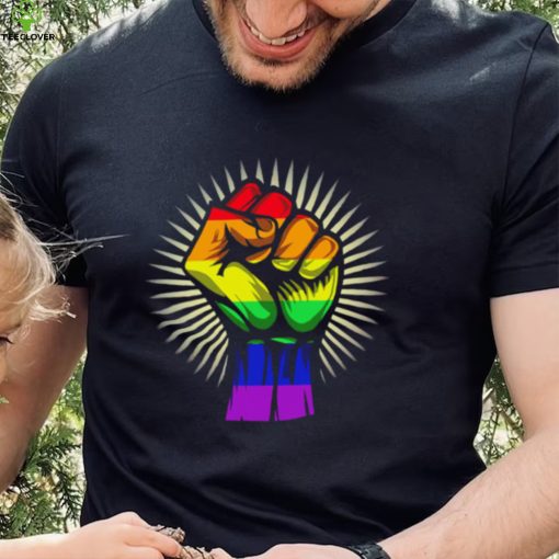 LGBT Pride hand fight shirt