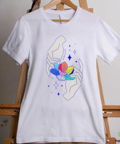 LGBT flower Pride month art shirt