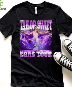 Noir Unisexe Taylor Swift Style Rétro 9 Concert ERAS Tour T shirt