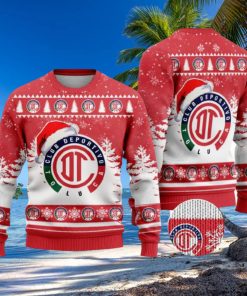 LIGA MX Deportivo Toluca Special Christmas Ugly Sweater Printed New Gift For Men And Women