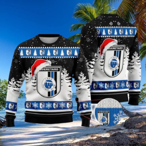 LIGA MX Queretaro F.C Special Christmas Ugly Sweater Printed New Gift For Men And Women