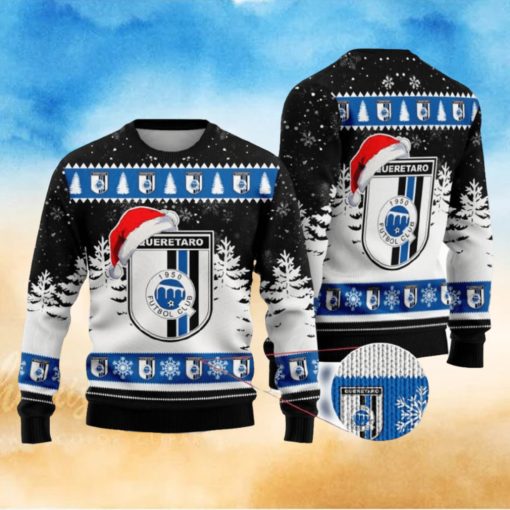 LIGA MX Queretaro F.C Special Christmas Ugly Sweater Printed New Gift For Men And Women