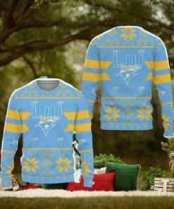LIU Sharks Custom New Uniforms For Fan Gear Ugly Xmas AOP Sweater