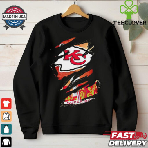 LIX Super Bowl 2025 Kansas City Chiefs Football Graphic shirt